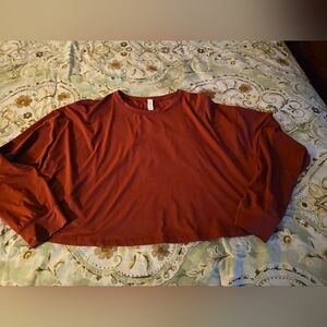 Lululemon Abrasion-resistant Training Long Sleeve Top Sz 12